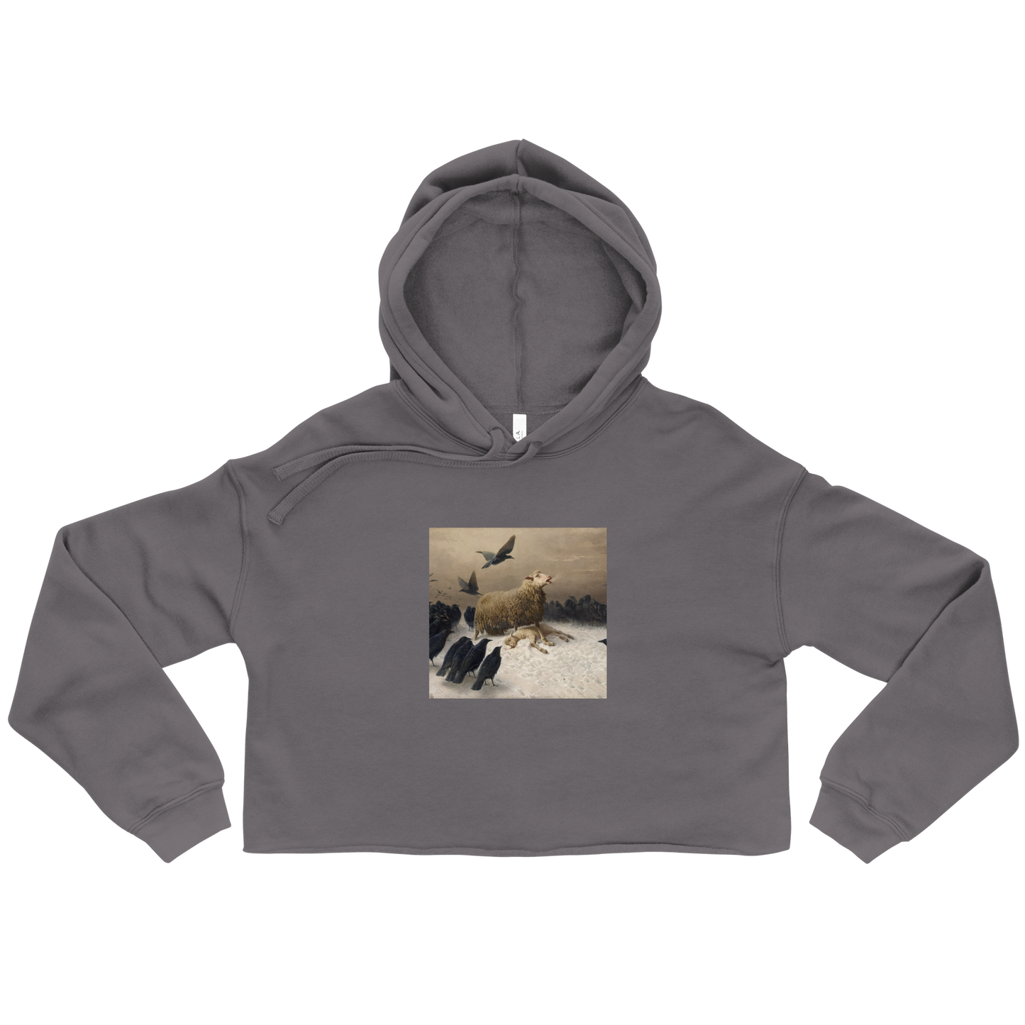 Anguish Crop Hoodie