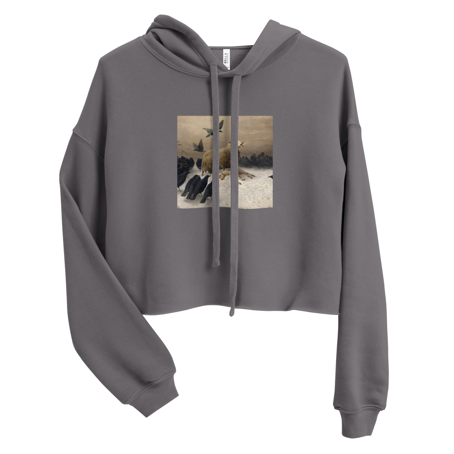 Anguish Crop Hoodie