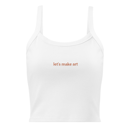 Art | micro-rib tank top